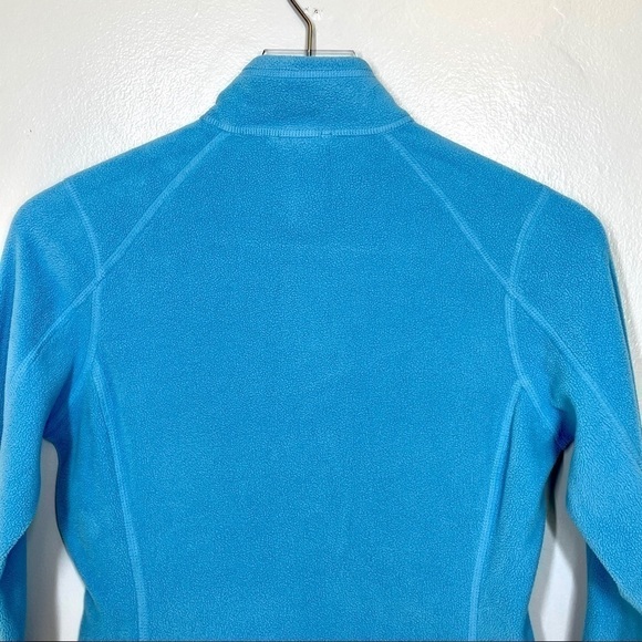 The North Face 1/4 Zip Lightweight Turquoise Fleece Pullover Size XS - Picture 4 of 12
